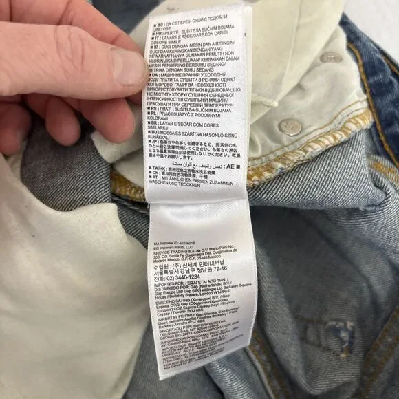 Banana Republic Jeans Men's 34 x 34 Straight Leg Medium Denim - Picture 8 of 16